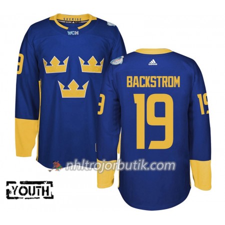 Sverige Tröja Nicklas Backstrom 19 World Cup 2016 Barn Lila Premier